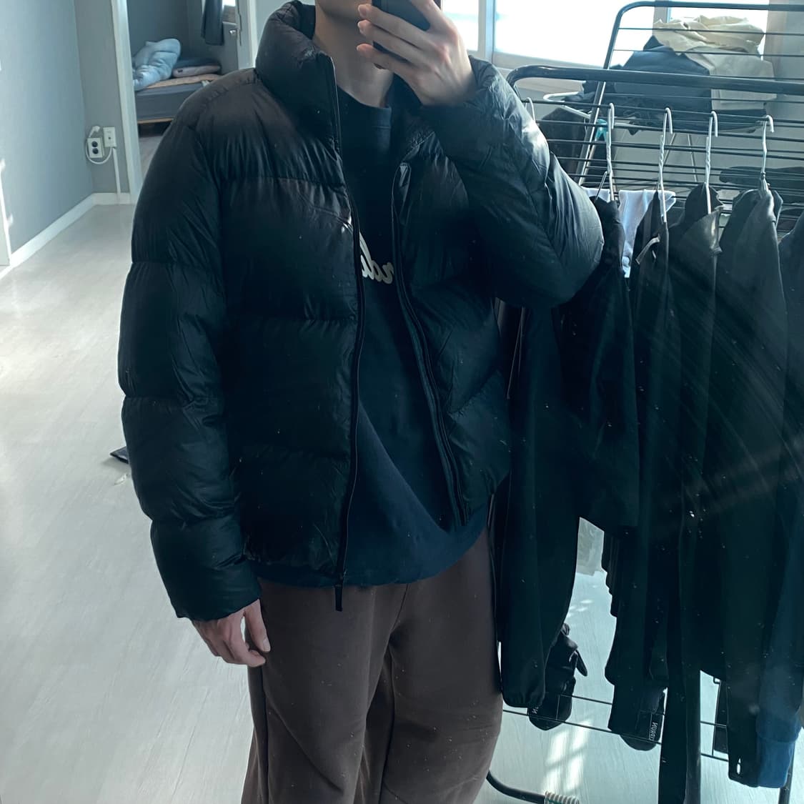 유니클로 u 울트라 라이트 다운 블랙 L 상품이미지2