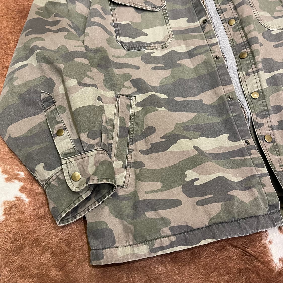 Vintage 카모 후드자켓 상품이미지2