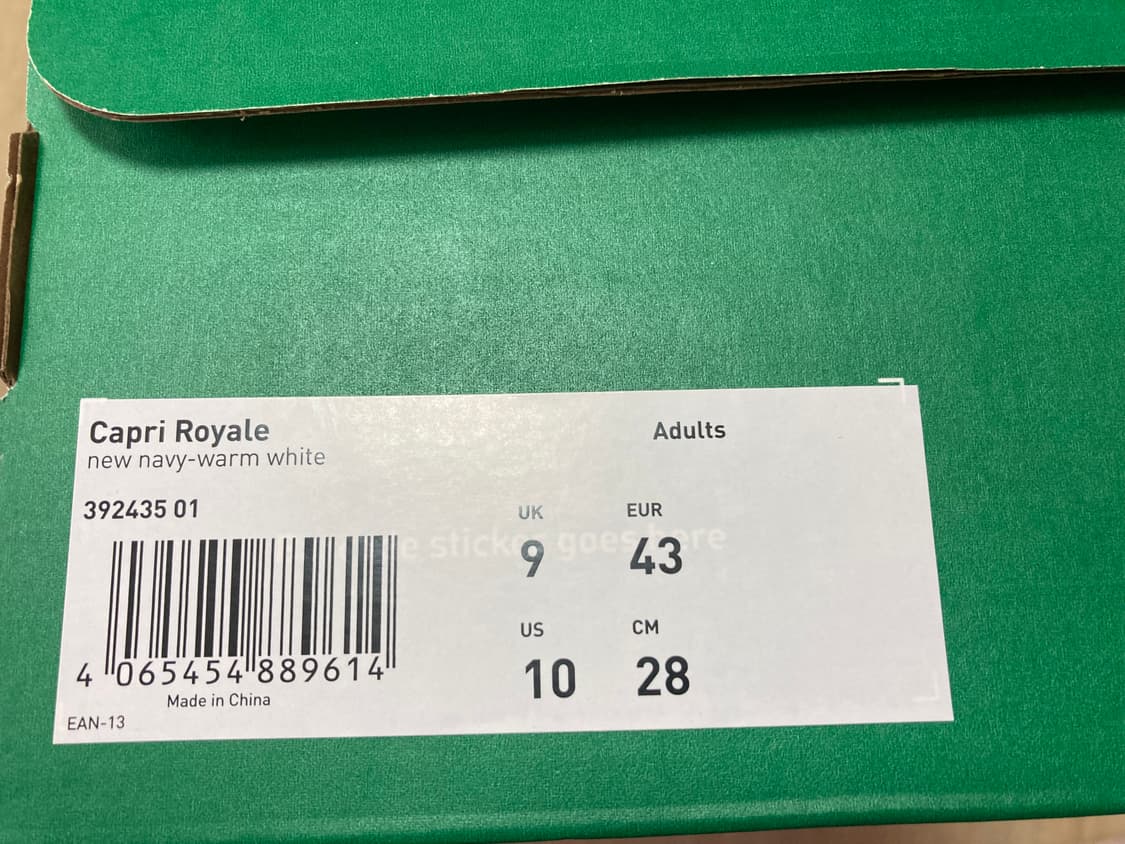 [280] 푸마 카프리 로얄 스니커즈 / 네이비 아이보리 상품이미지8