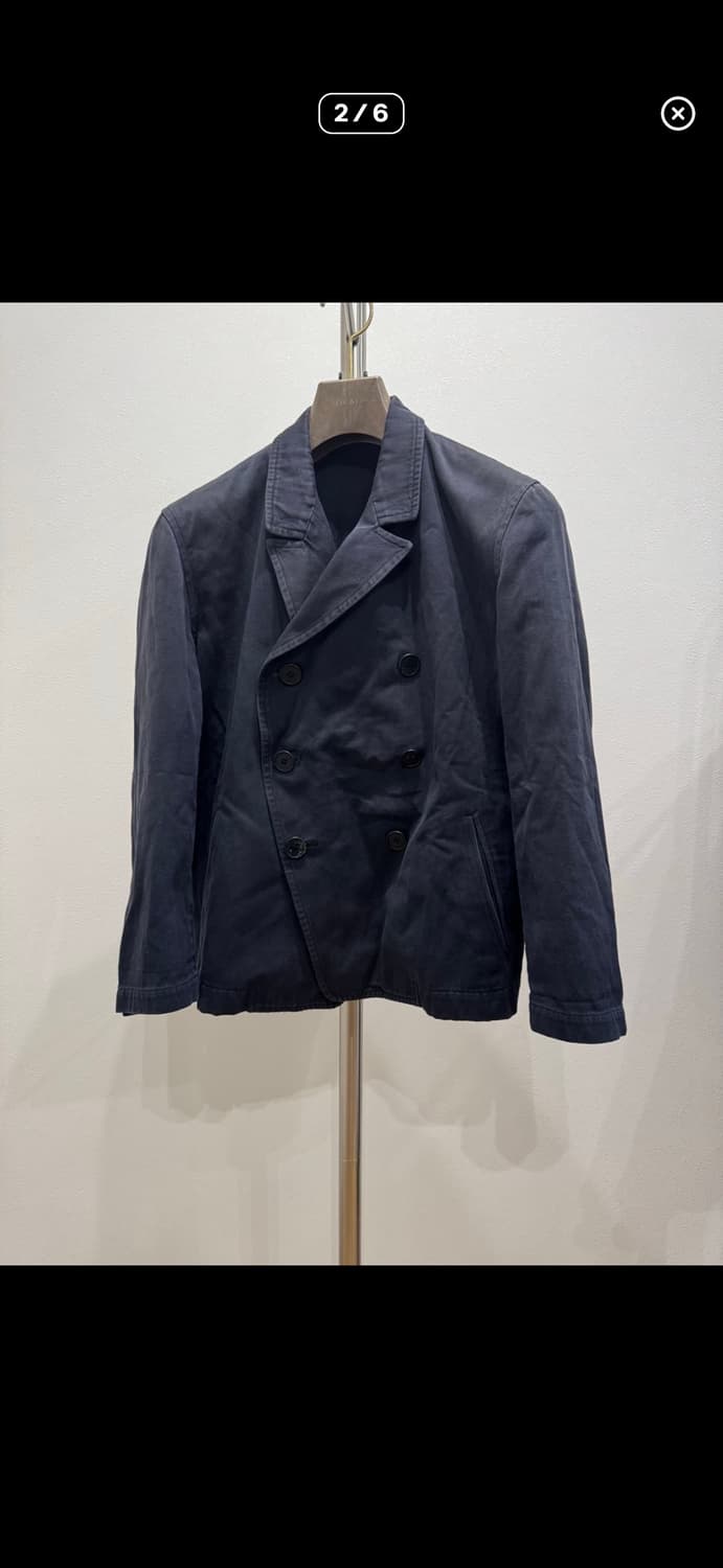 요지야마모토 90s 크롭 피코트 자켓 상품이미지1