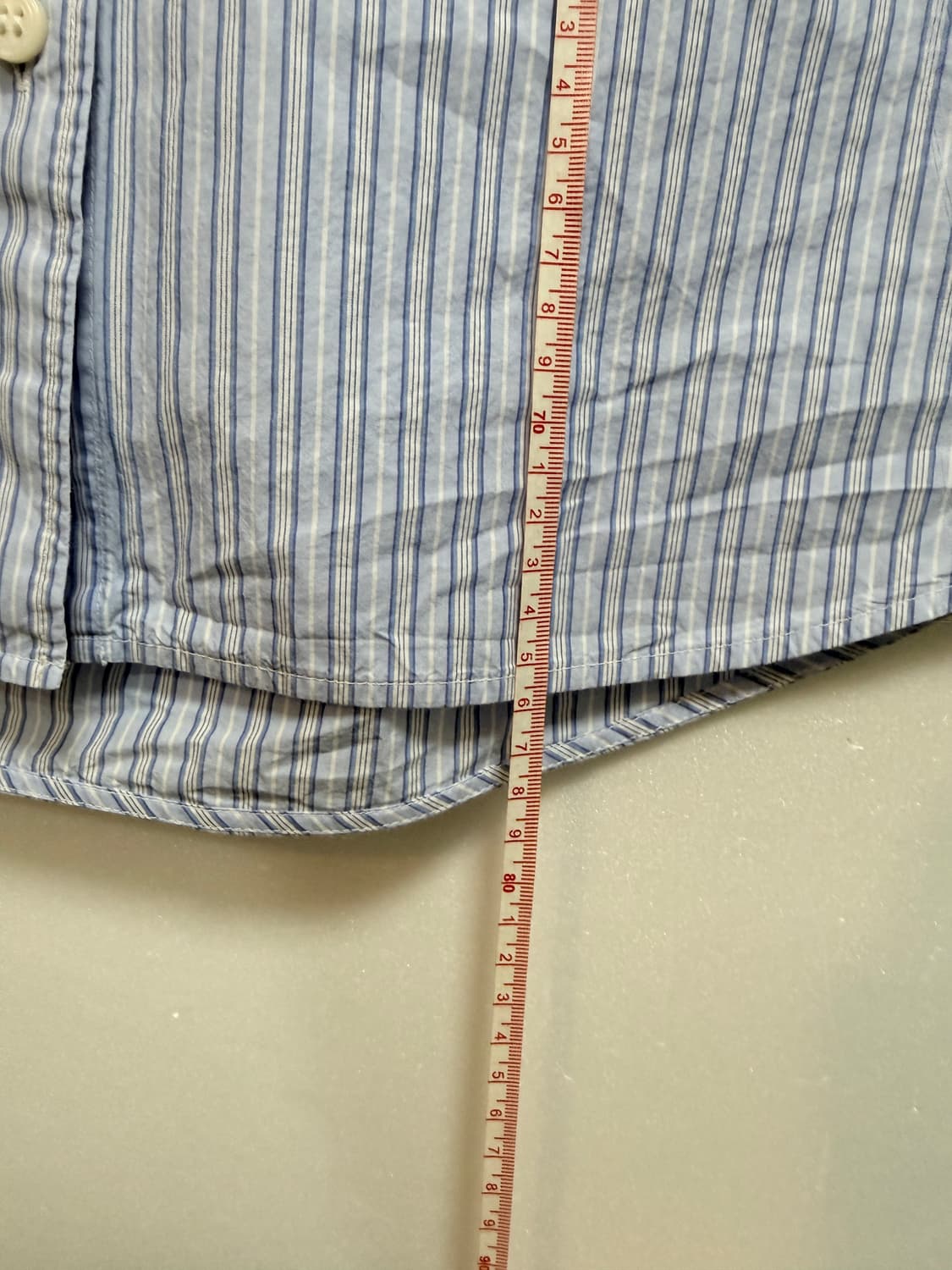 COS 코스 스트라이프 셔츠 블루 66-88 상품이미지10