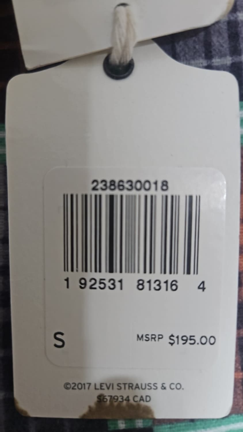 리바이스 LVC 1950'S 숏혼 셔츠 민트 그린 S 상품이미지6