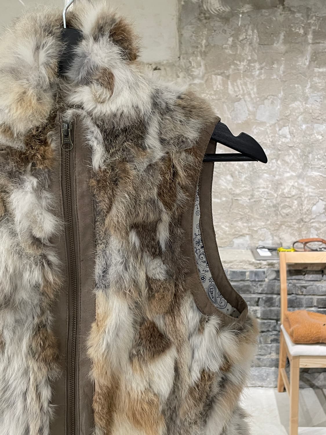 허니서클 로즈 레빗 퍼 베스트 상품이미지3