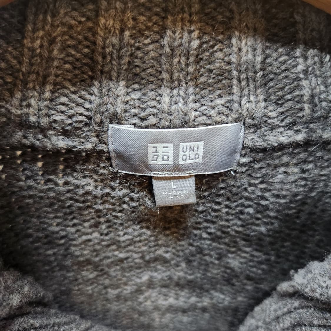 유니클로 터틀넥 가디건 L(L)남여공용 상품이미지4
