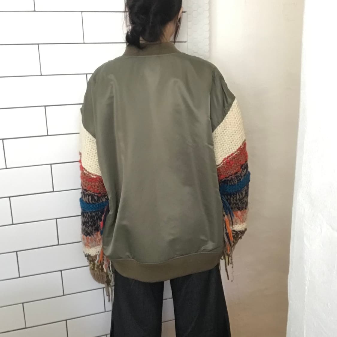 디스커버드 프린지 디테일 MA-1 항공점퍼 상품이미지3