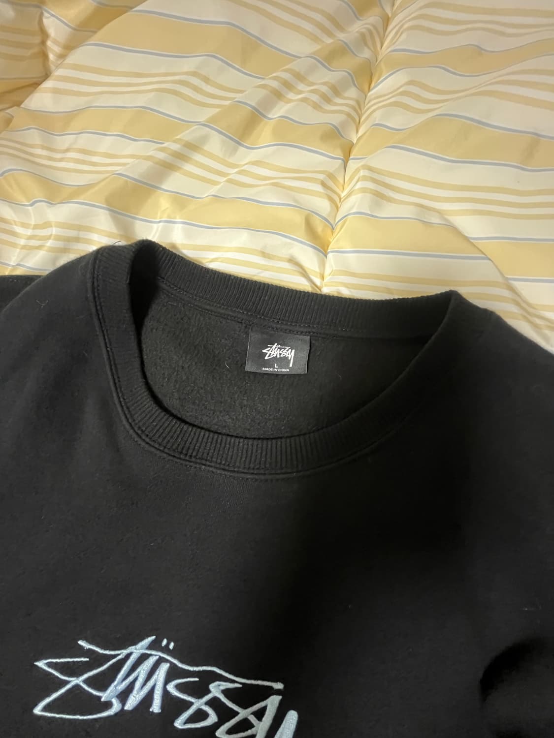 스투시 자수 맨투맨 L 상품이미지2