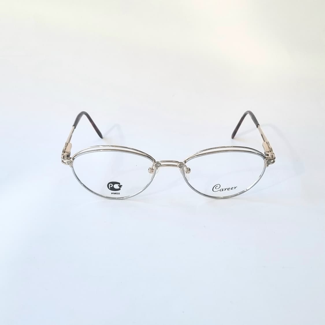 데드스탁 온테 오벌 큐빅 골드 포인트 안경테 1332 상품이미지4