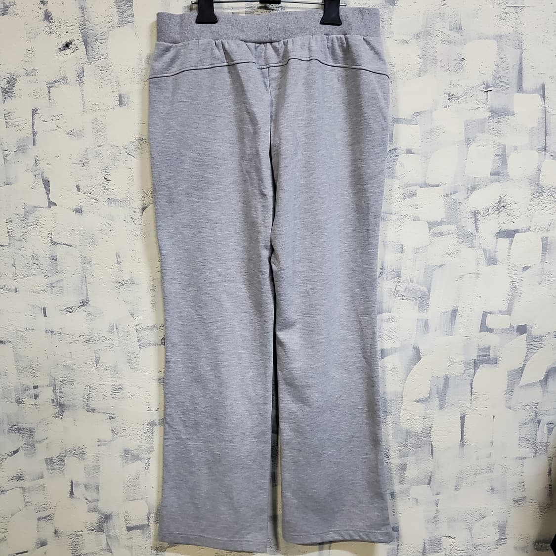 뮬라웨어 기모 회색 트레이닝 와이드 팬츠  상품이미지2
