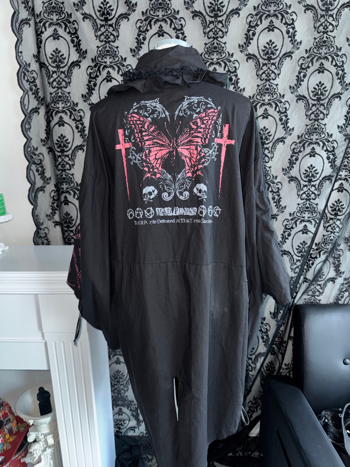 매드펑크 코르셋 로브 자켓 상품이미지4