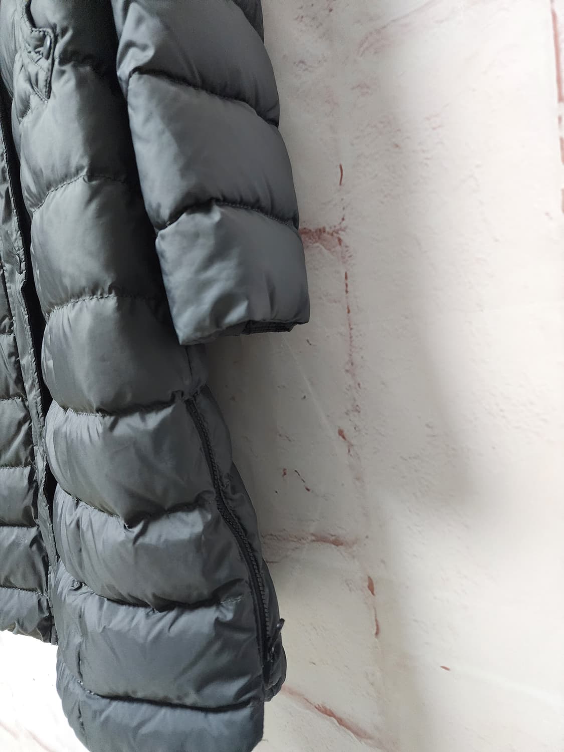 헤지스 폭스퍼 후드 롱 패딩 상품이미지8