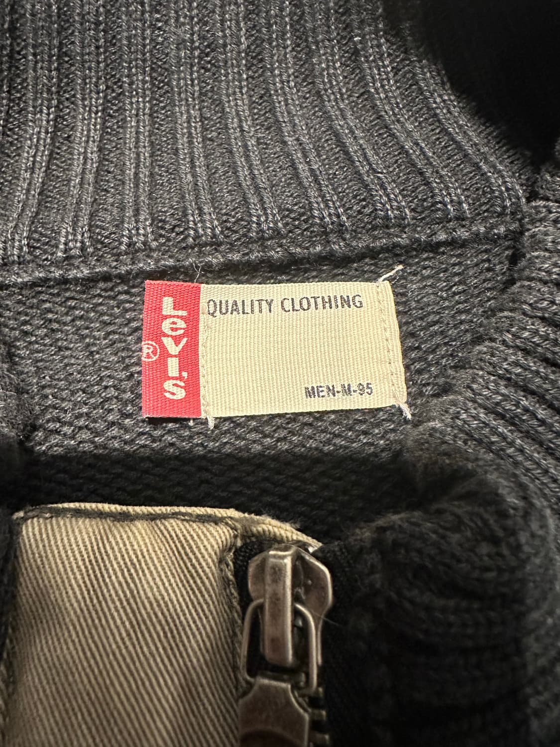 리바이스 니트집업 m 상품이미지4