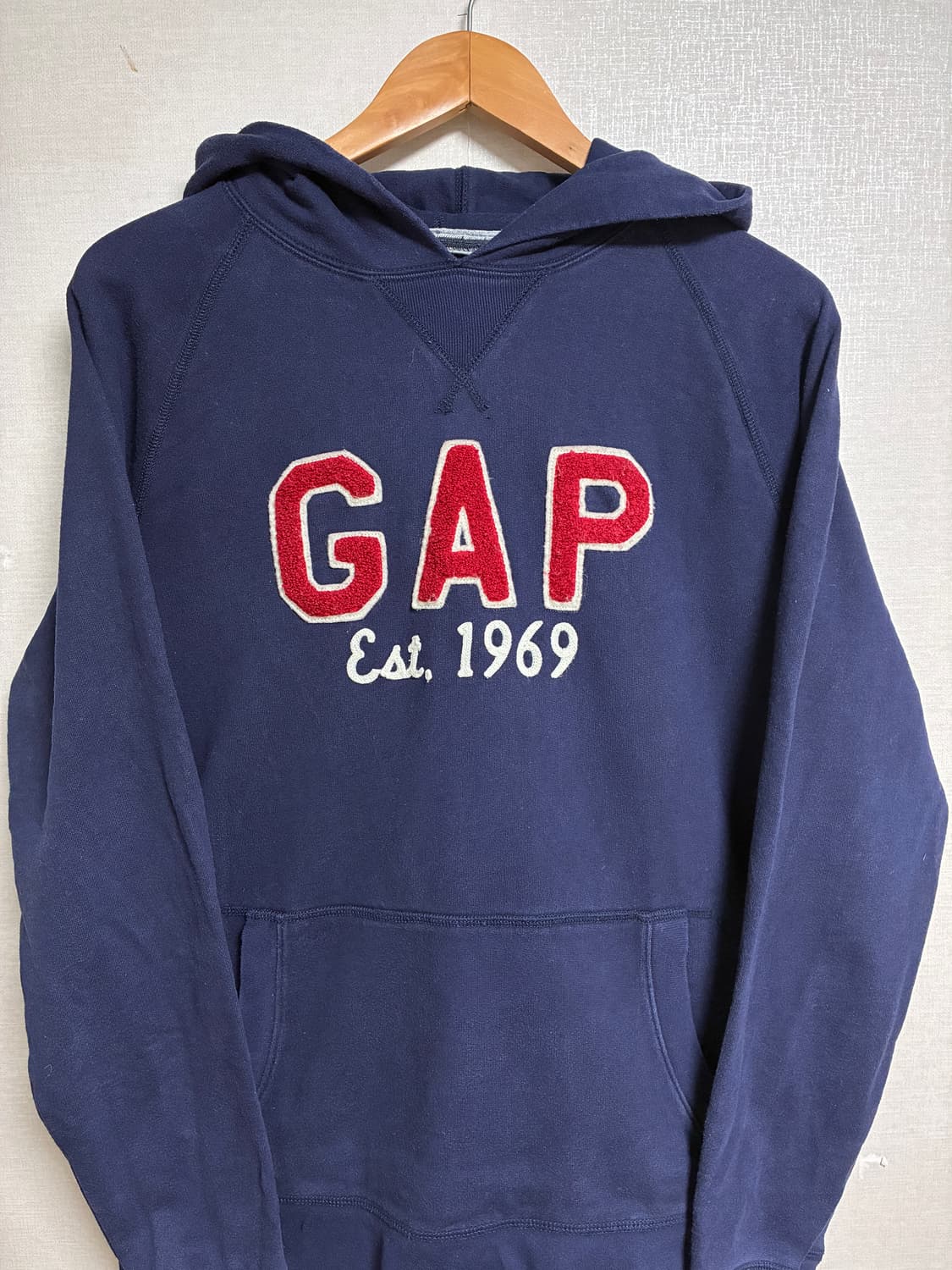 빈티지 갭 후드티 네이비 M 상품이미지2