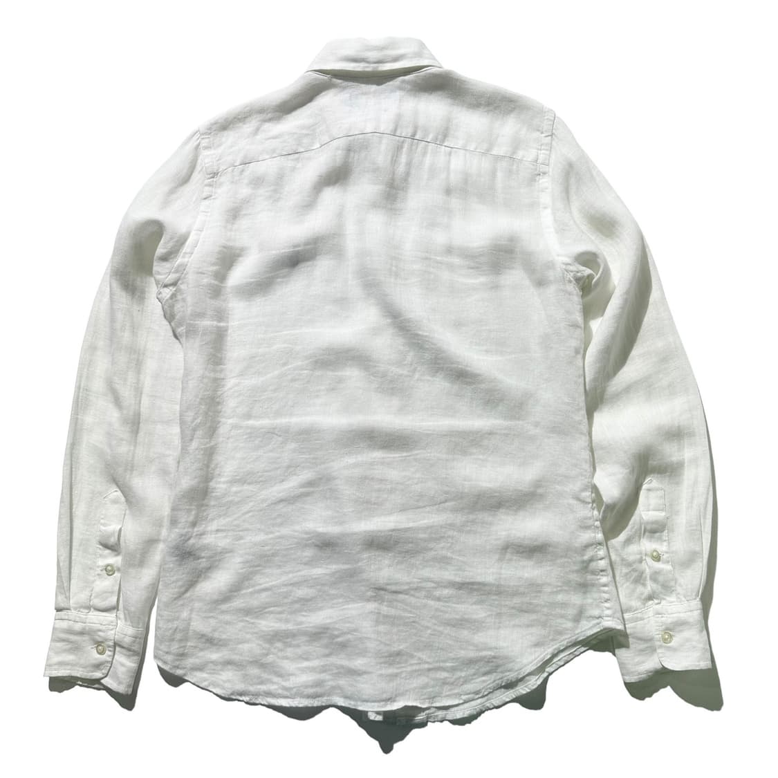 폴로 랄프로렌 린넨 셔츠 화이트 상품이미지2