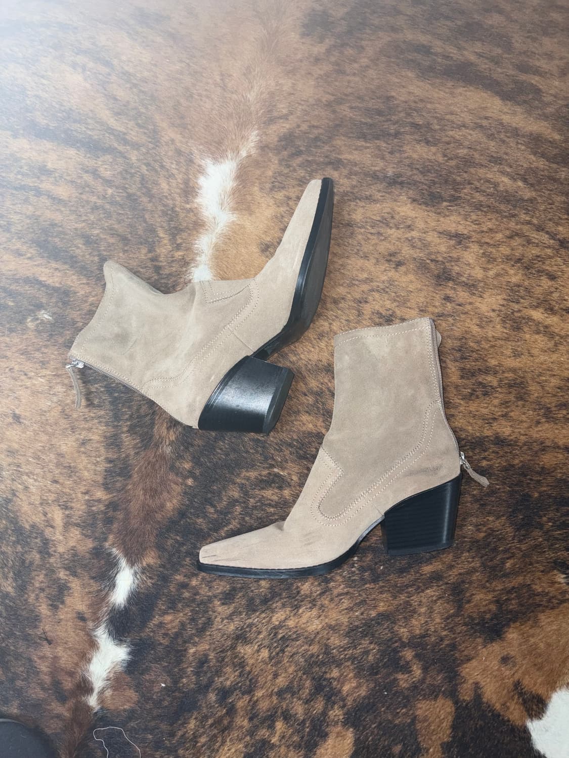 자라 스웨이드 앵클 부츠 상품이미지4