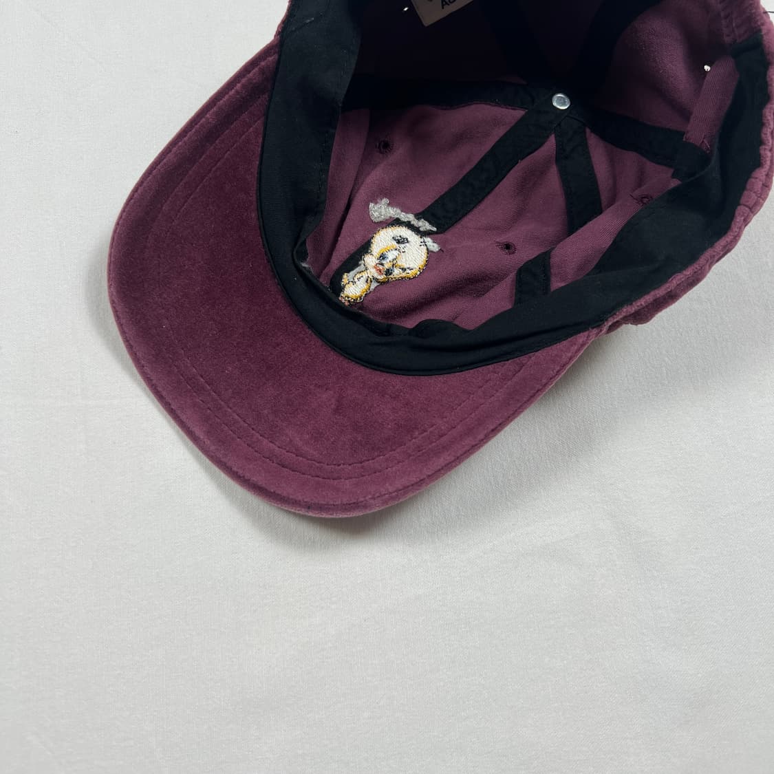 90‘s 98년도 워너브로스 루니툰즈 카툰 벨벳 모자 상품이미지5