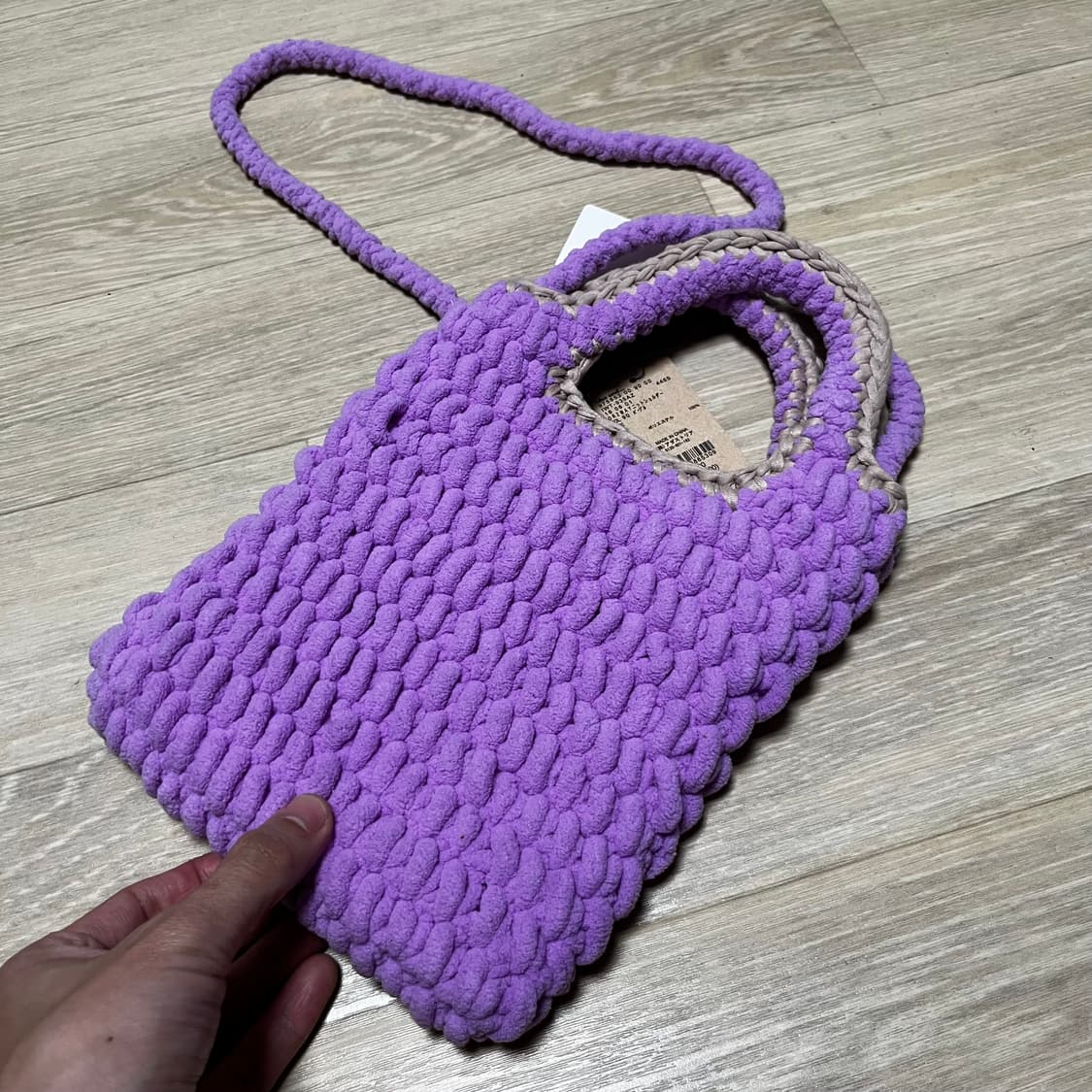 (OS) 새상품 니코앤드 niko and 오리지널 2way 니트 숄더백 상품이미지6