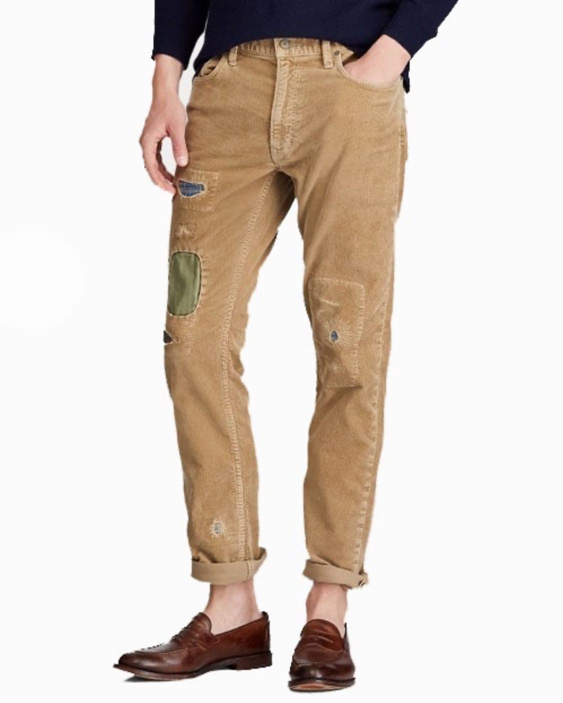 폴로 랄프로렌 구하기 힘든 패치워크 코듀로이 팬츠 상품이미지1