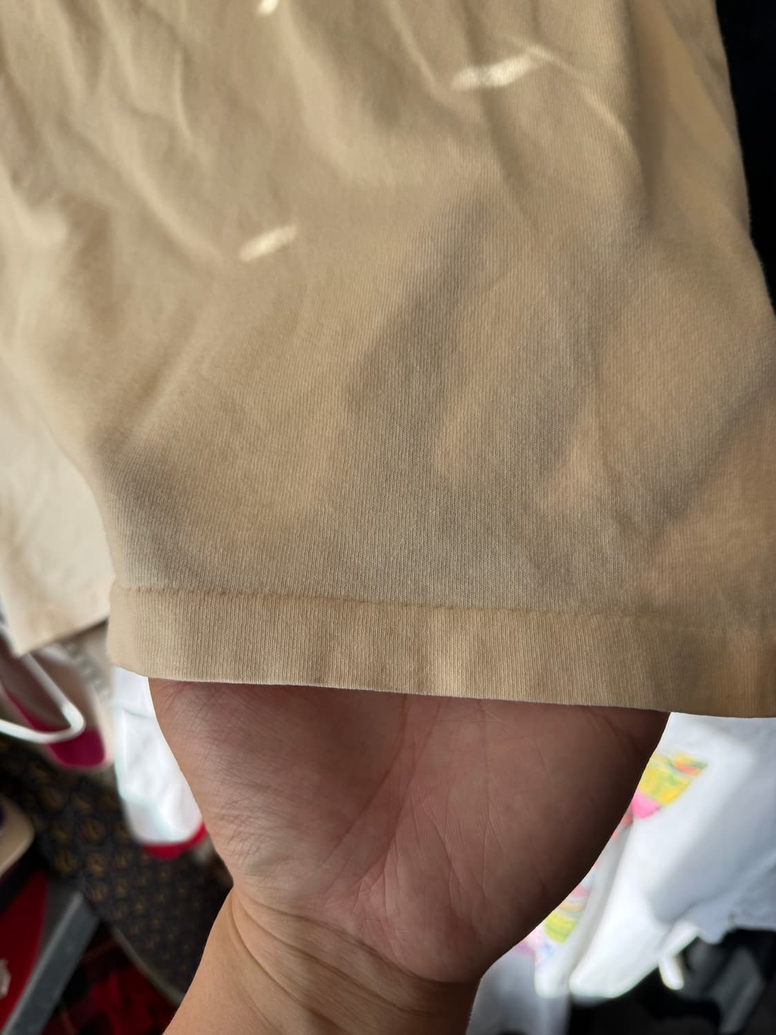 USA anvil 하와이안 그래픽 빈티지 티 os  상품이미지5