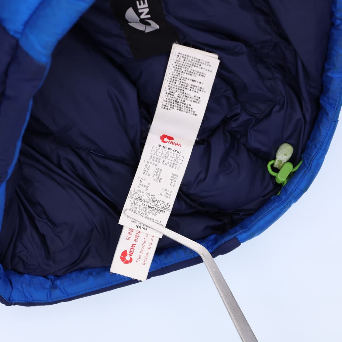 [XS] 네파 공용 필 800 구스다운 후드 패딩 자켓 3850 상품이미지9