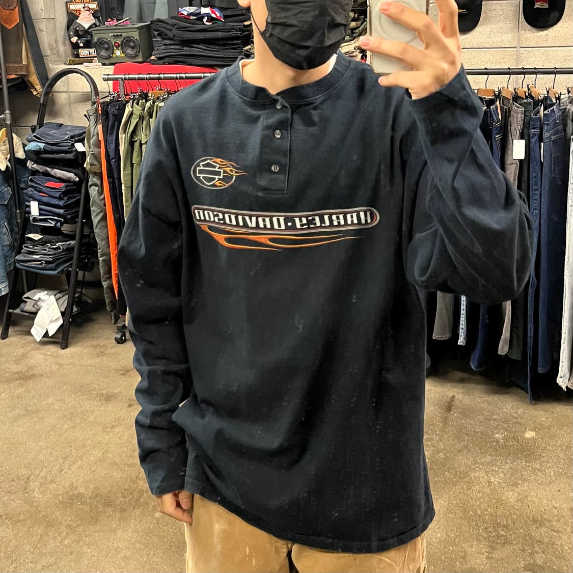 할리데이비슨 플레임 롱슬리브 (110) 상품이미지2