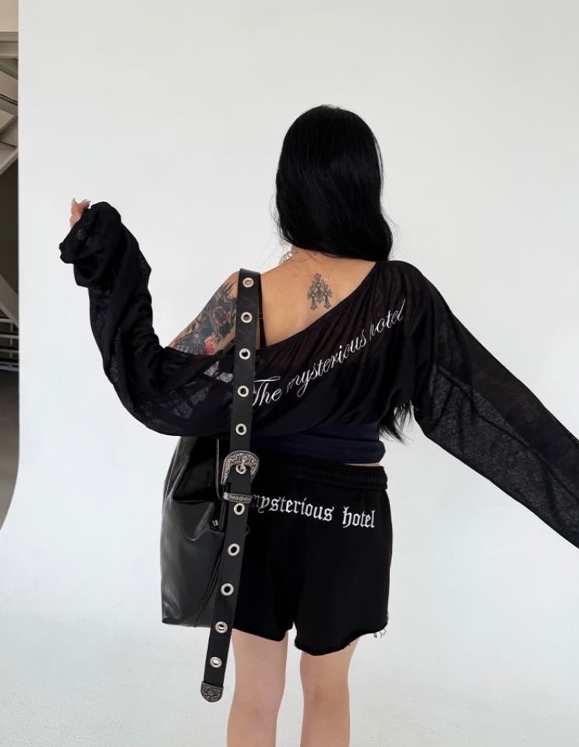 더미스테리어스호텔 셔링 볼레로 상품이미지2