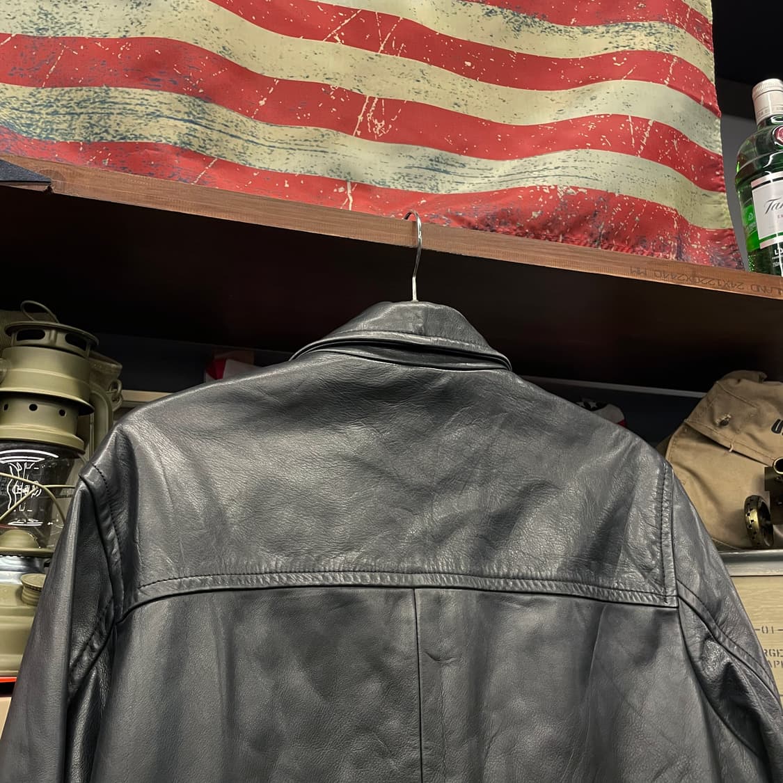 90s 올드 갭 GAP 소가죽 카 코트 상품이미지4