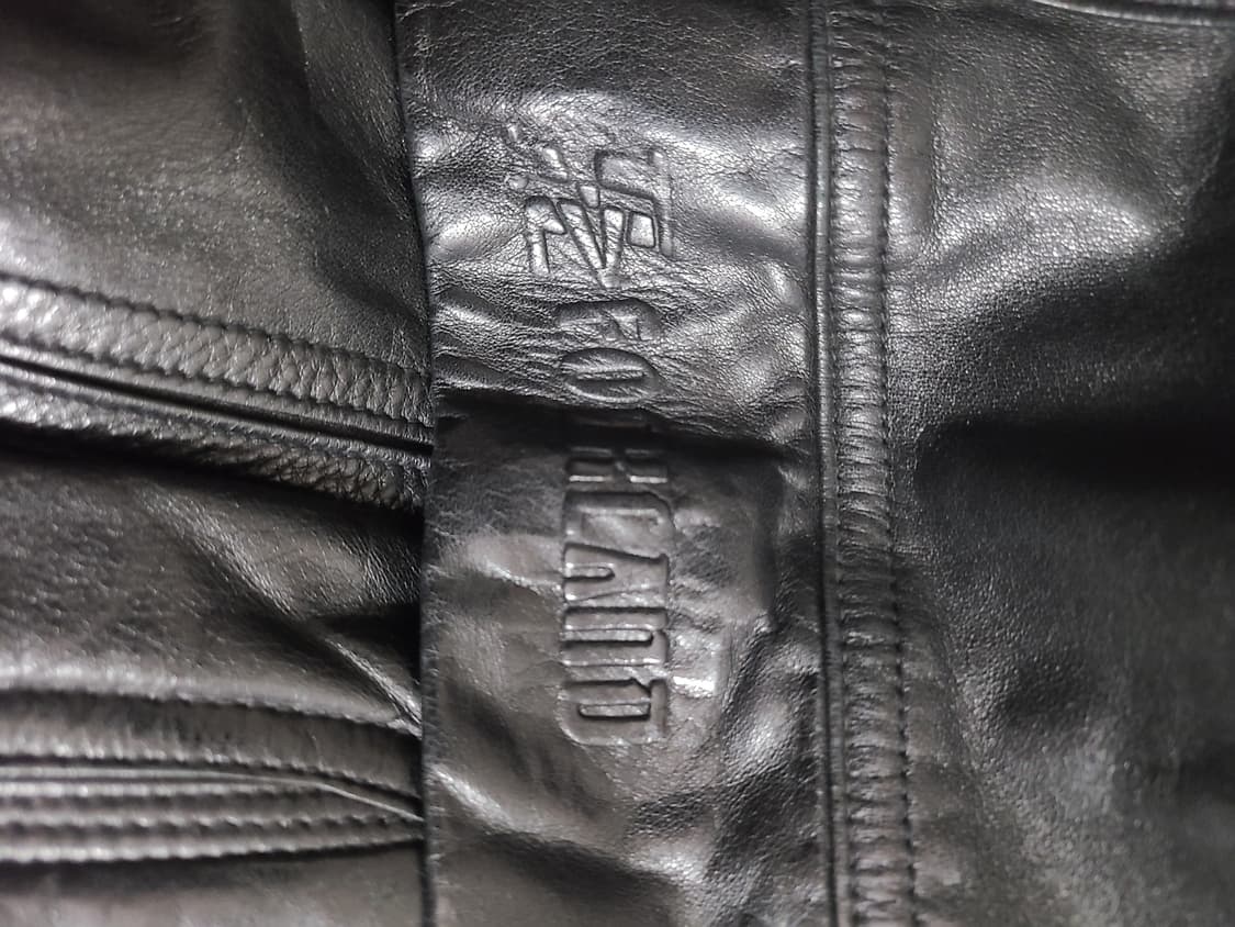 FOLKLAND 소가죽 자켓 블랙(95) 상품이미지6