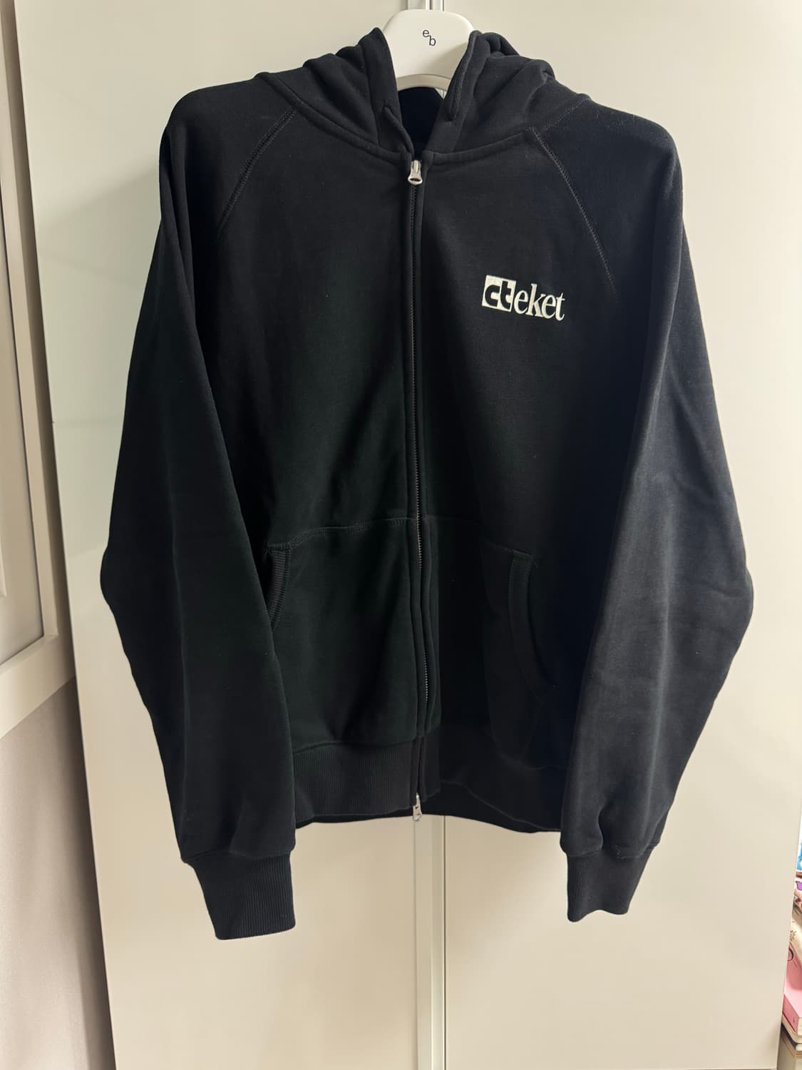 테켓 플랜 집업 후디 블랙 M 상품이미지3