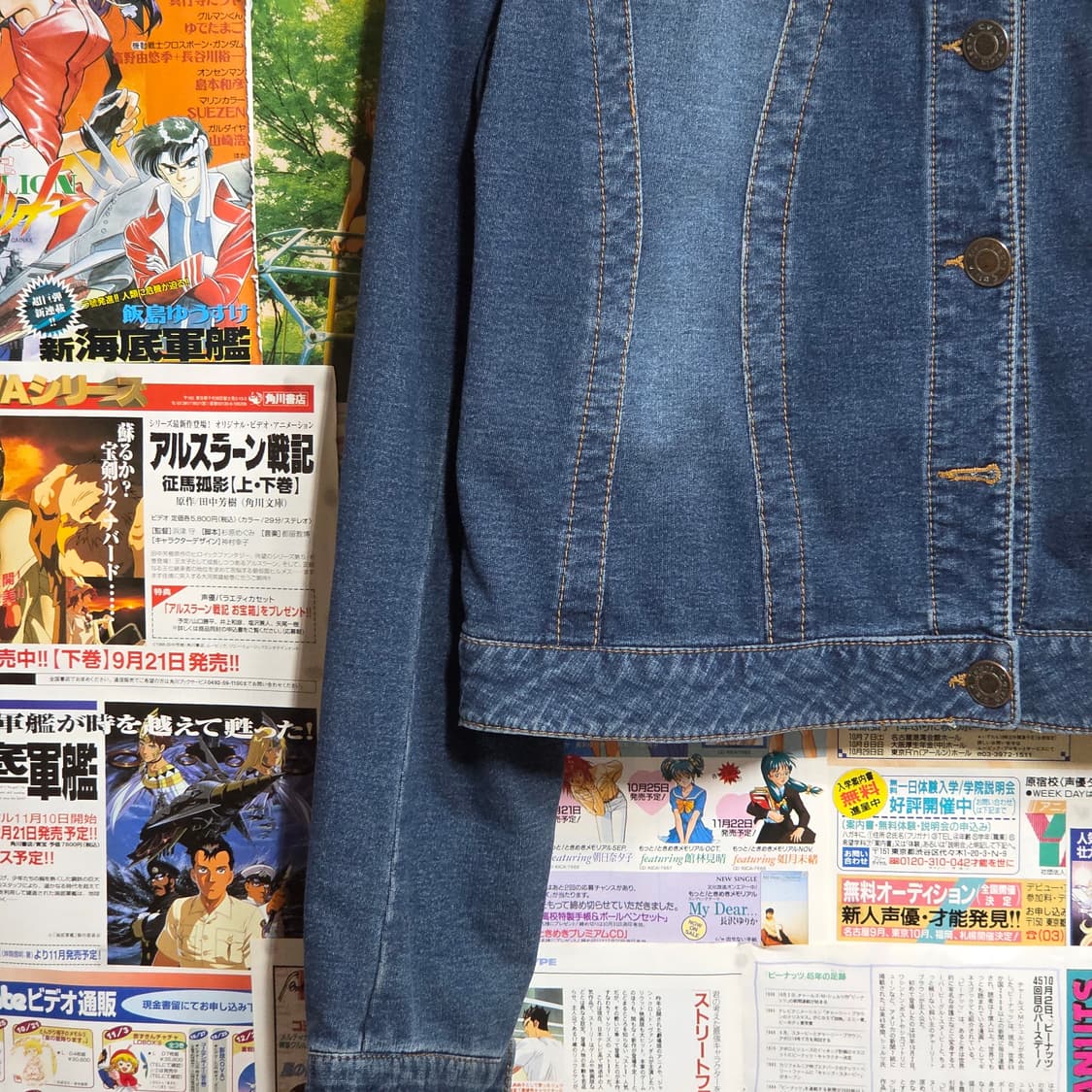 캘빈 클라인 백 프린팅 데님 자켓 상품이미지7