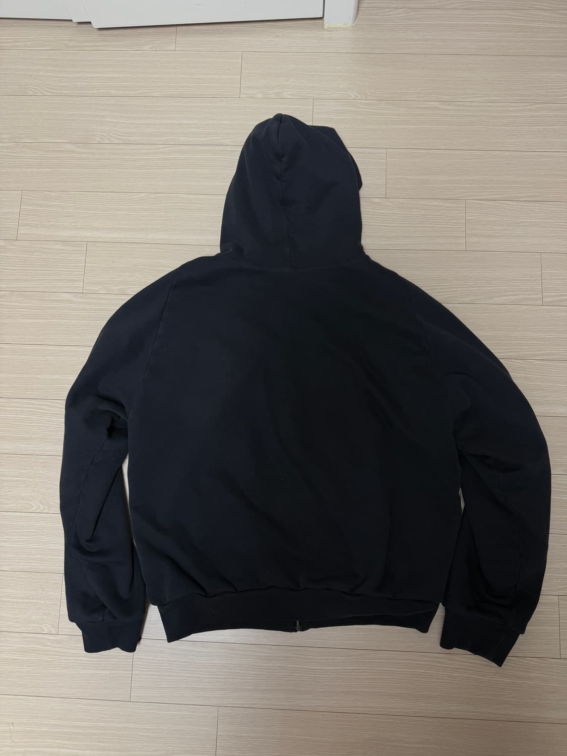 [M] 이지 갭 후드집업 블랙 상품이미지2