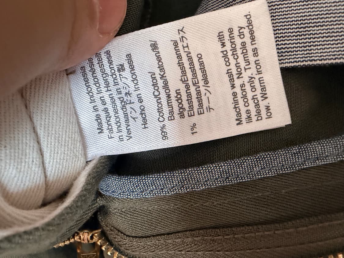 제이크루 1450 릭렉스트 스트레치 치노 올리브 31x30 상품이미지5