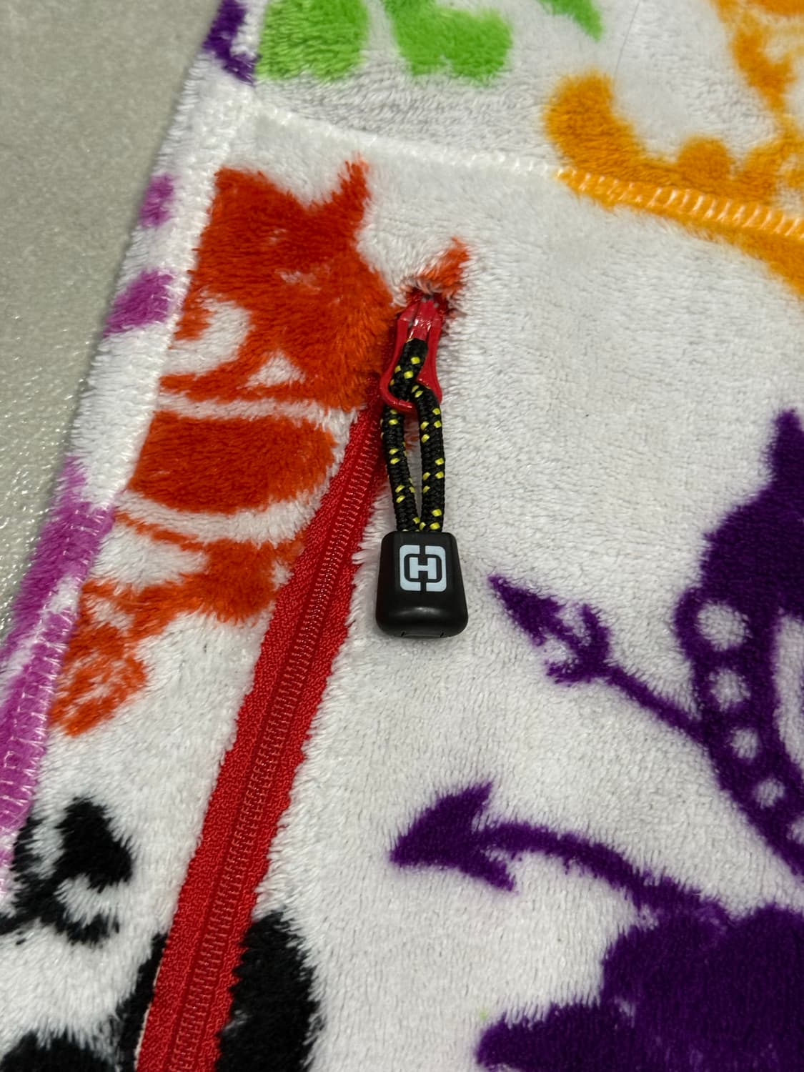 히스테릭 글래머 아카이브 데빌킨 후리스 후드 집업 자켓 상품이미지4