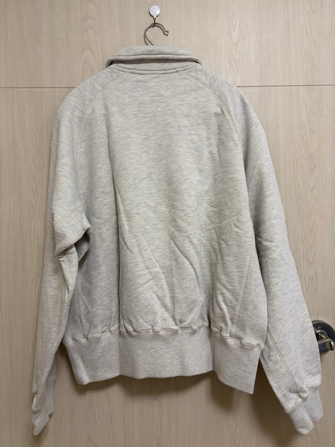 아트이프액츠 하프집업 스웻셔츠 오트밀 M사이즈 상품이미지2