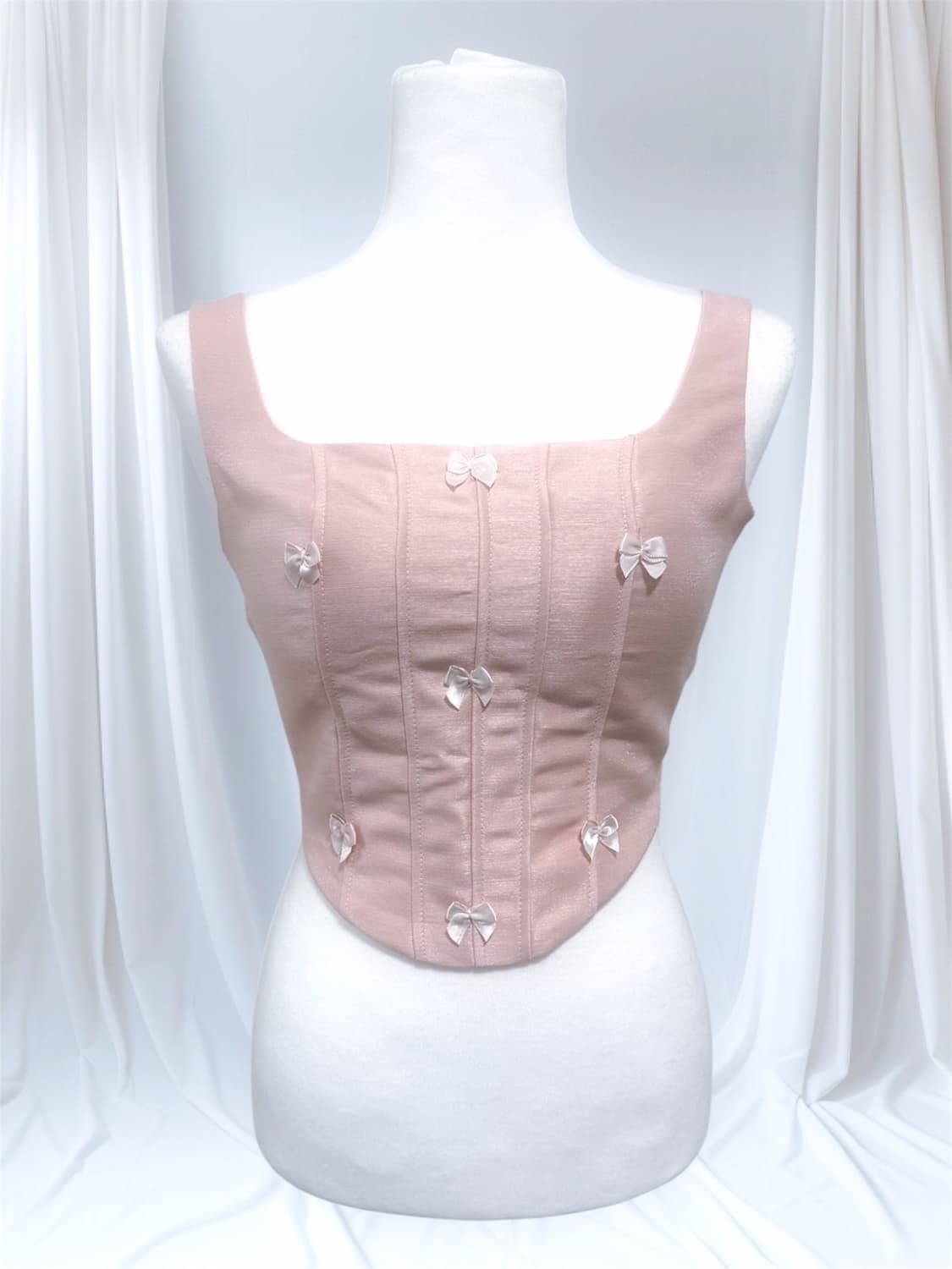 발레코어 로걀 리본 나시 상품이미지1