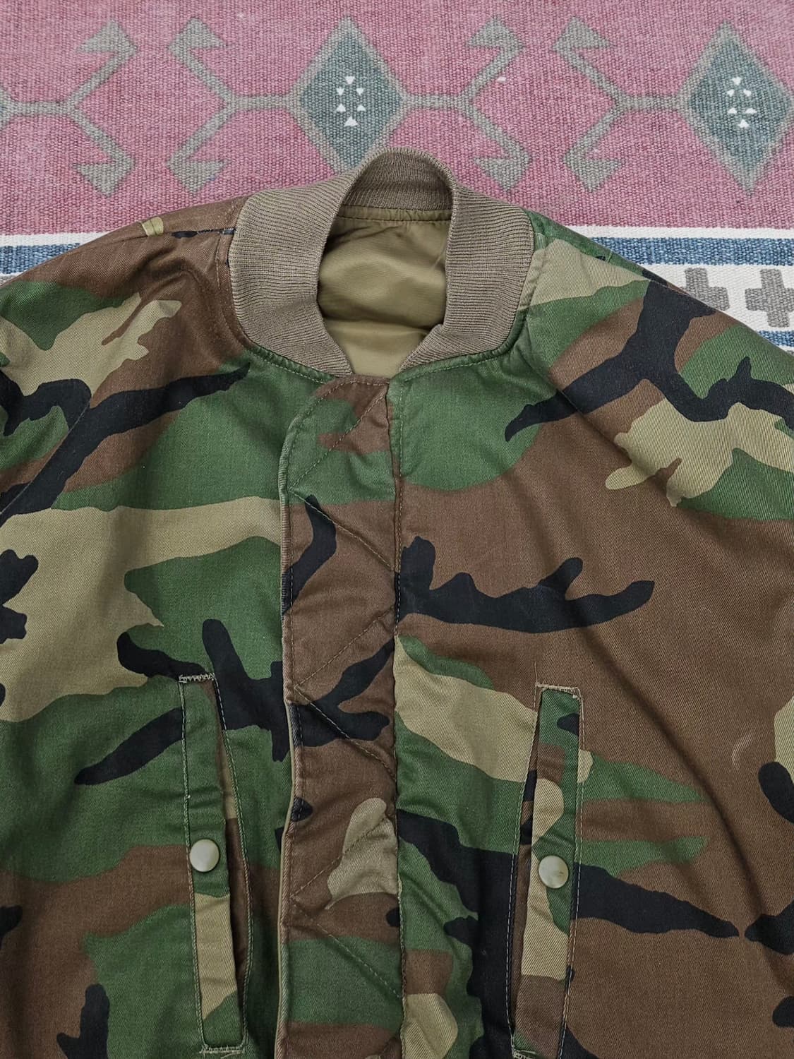 1990's Hope Mfg 우드랜드 MA-1 플라이트 자켓 M 상품이미지3