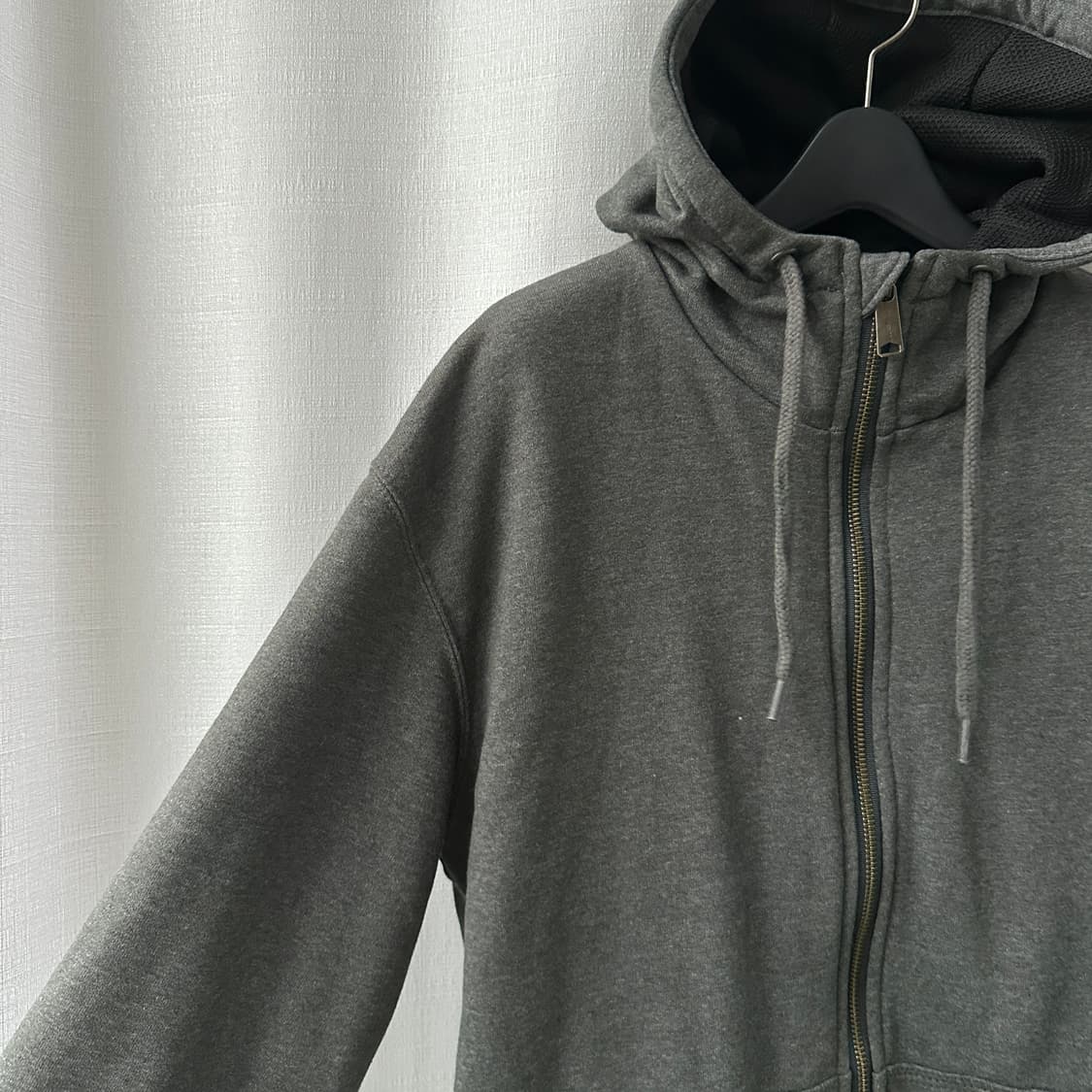 칼하트 써멀 레인디펜더 미드웨이트 레귤러 후드 집업 카본헤더 루즈핏 S 상품이미지3