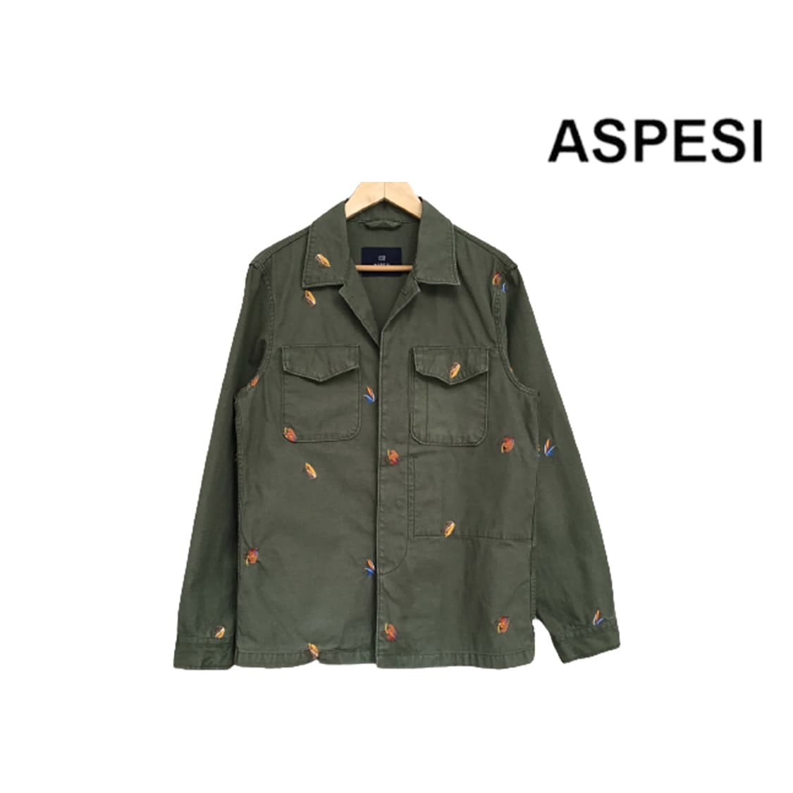 [L] 아스페시 자수 코튼 자켓 상품이미지1