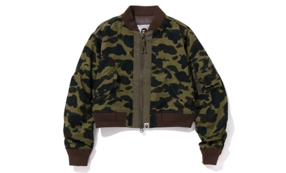 Bape  우먼 퍼스트카모 크롭 봄버 자켓 S 상품이미지1