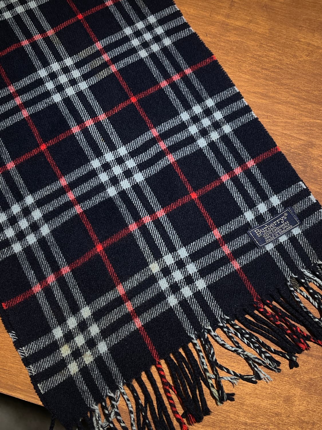 빈티지 버버리 캐시 머플러 상품이미지1