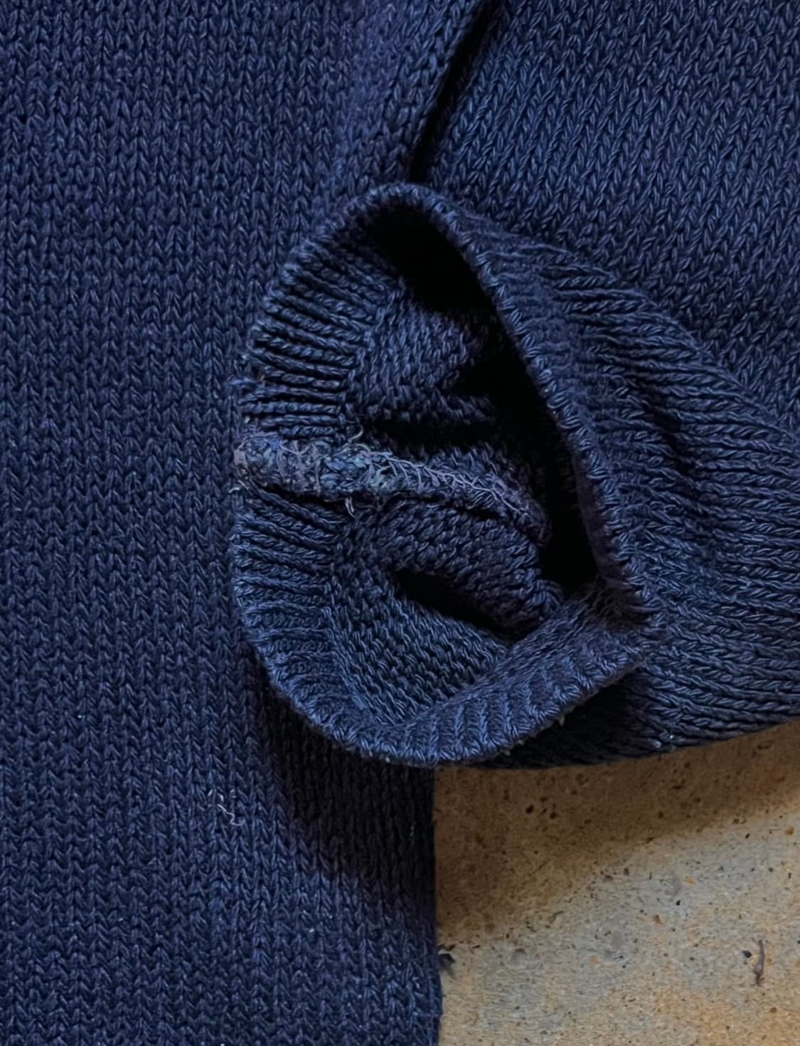 80s 스톤아일랜드 아카이브 실크 니트 점퍼 상품이미지5