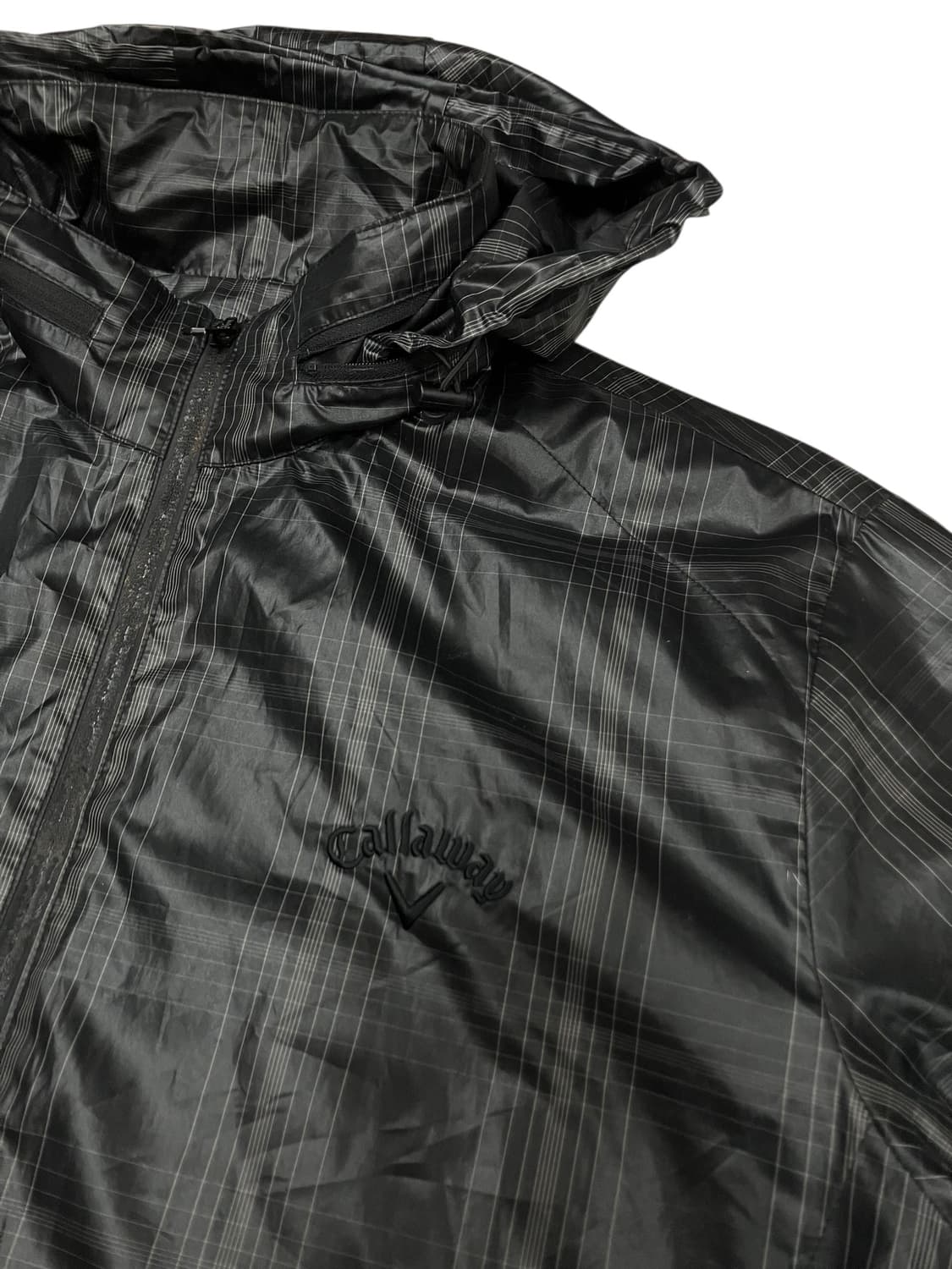 캘러웨이 체크패턴 후드 바람막이 105 상품이미지3