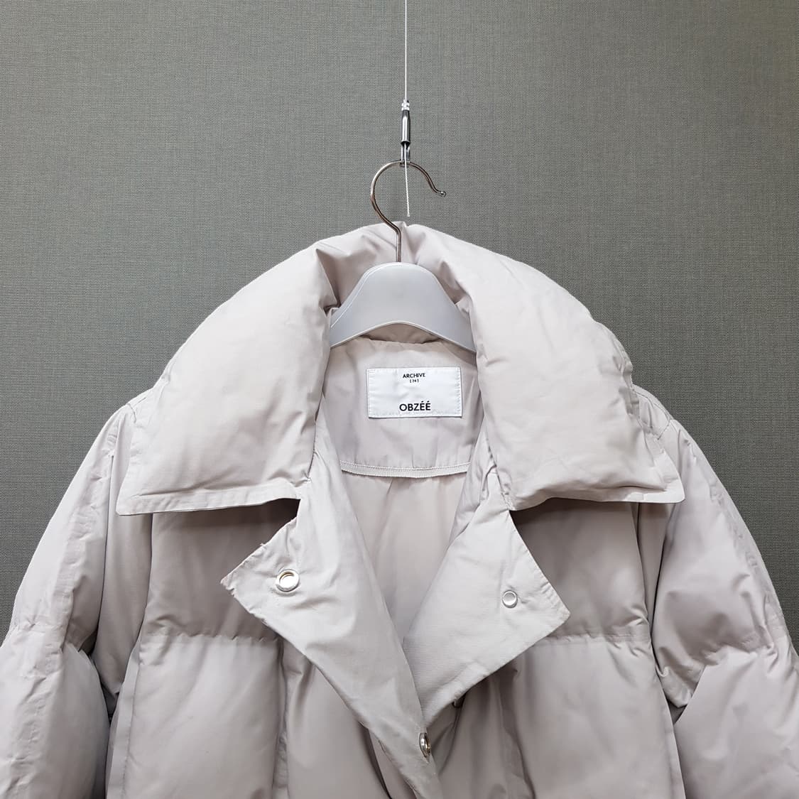 오브제 OBZEE 2021 롱 구스 다운 코트 82-94-160사이즈 상품이미지2