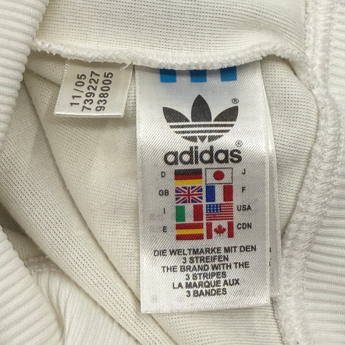아디다스 흰빨 화이트 후플 플락 져지 후드집업 95 상품이미지7