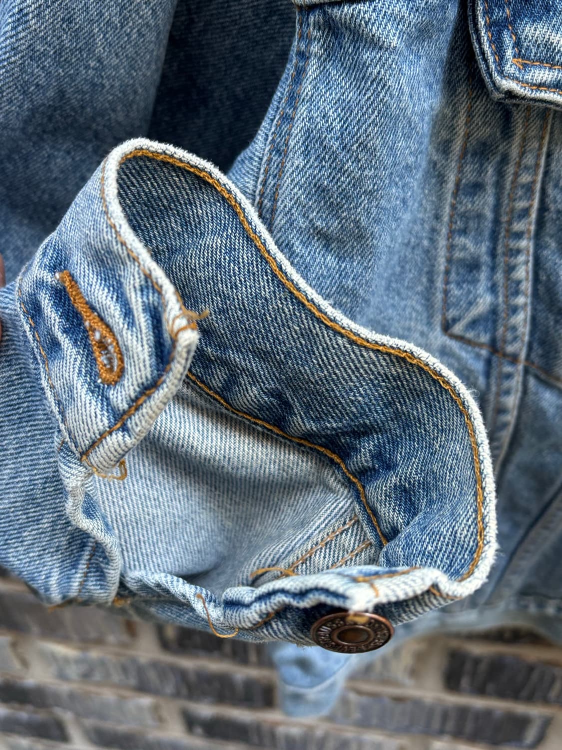 90s 리바이스 오렌지탭 데님트러커 4rd 상품이미지4