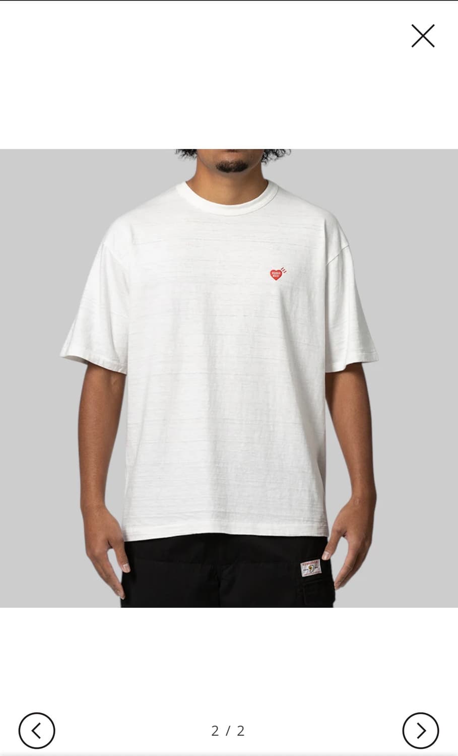 휴먼메이드 반팔티 xl 새제품 상품이미지2