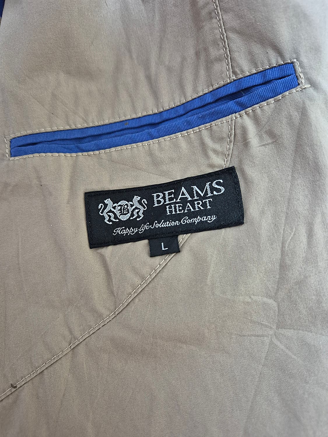 BEAMS HEART 빔즈 코튼 자켓 상품이미지5