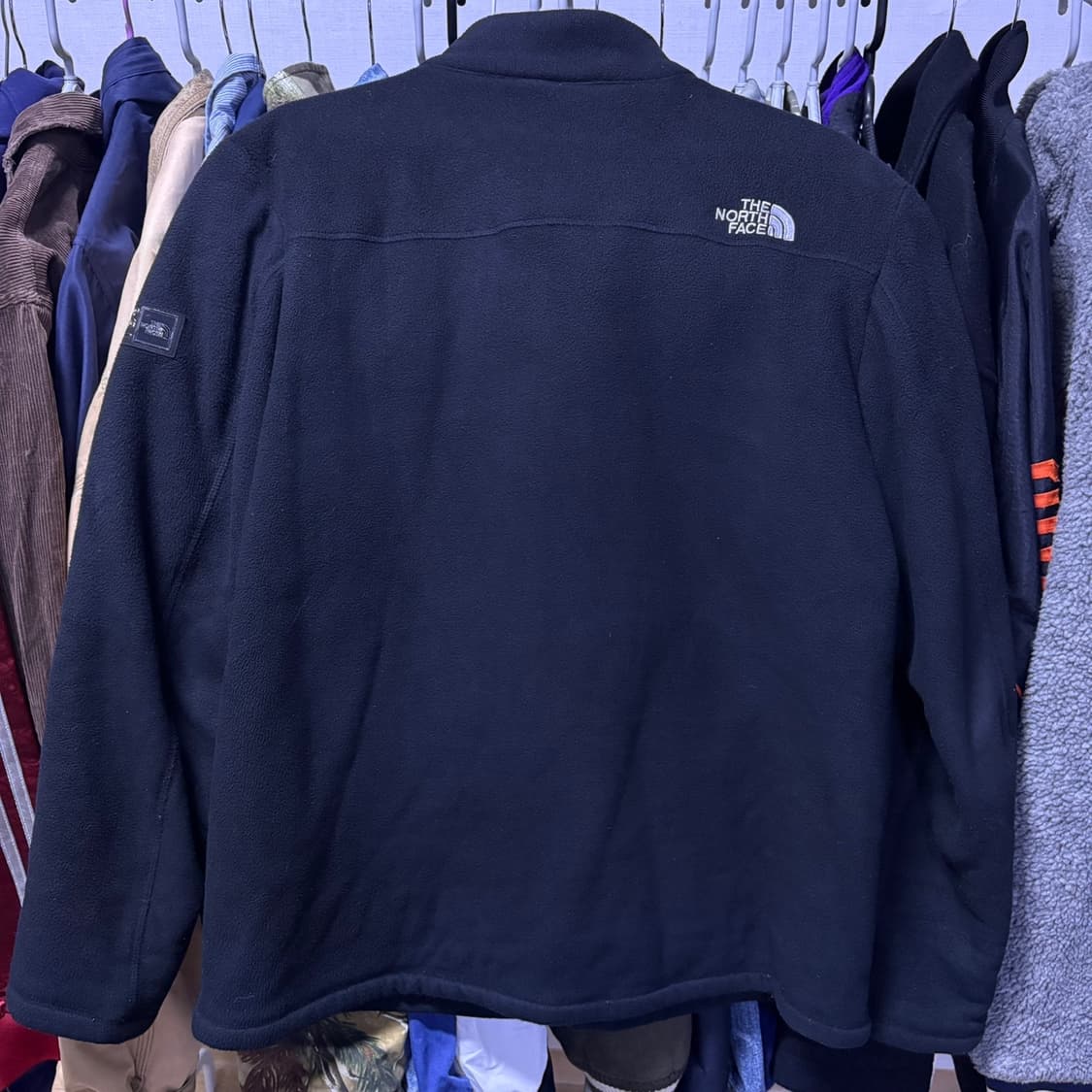 노스페이스 검정 플리스 자켓 xl 상품이미지5