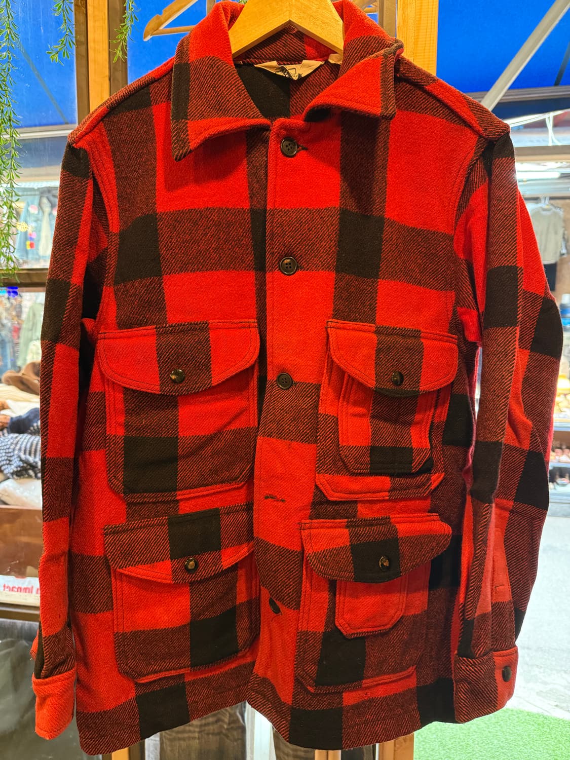 울리치 레드 체크 울자켓 상품이미지1