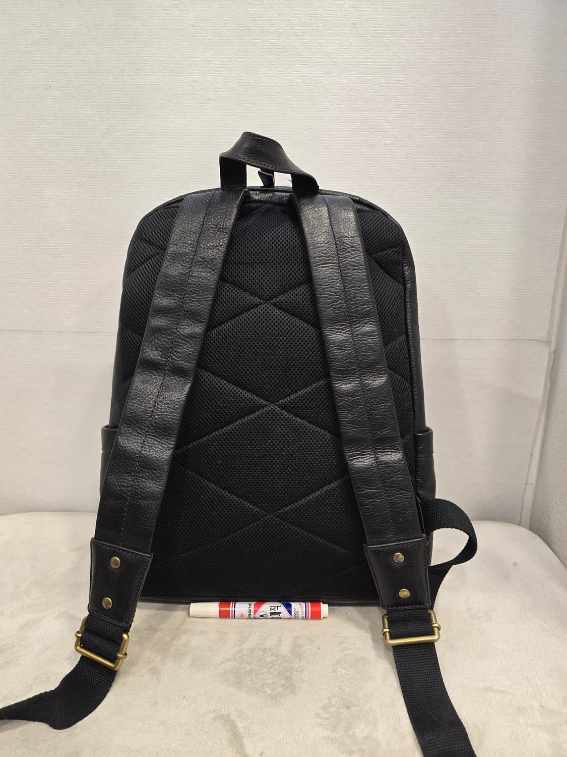 파슬 FOSSIL 트레비스 남성  블랙 소가죽 백팩 상품이미지2