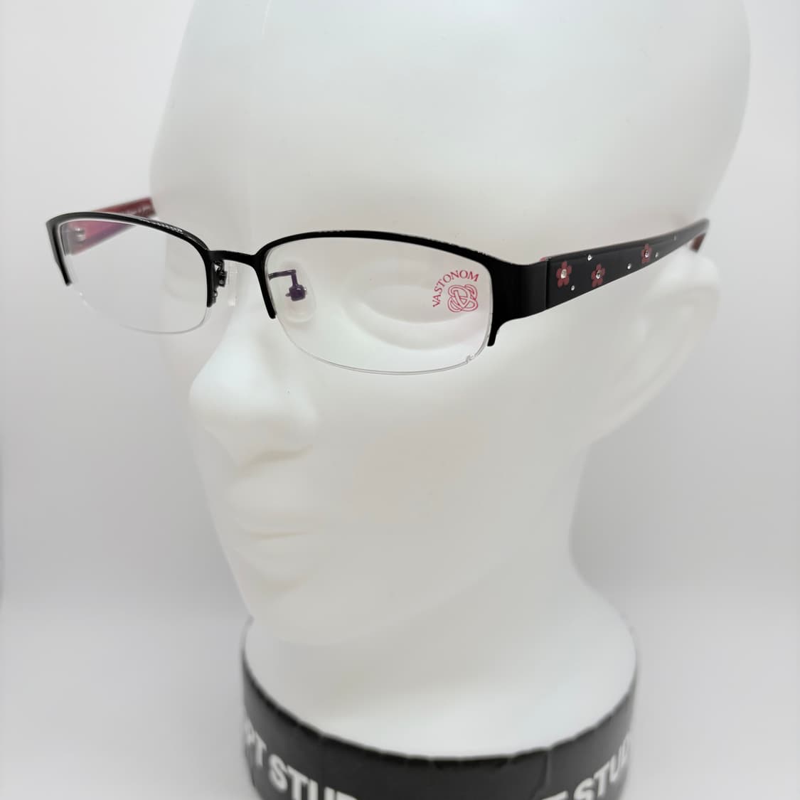 VASTONOM 블랙 플라워패턴 반무테 상품이미지6